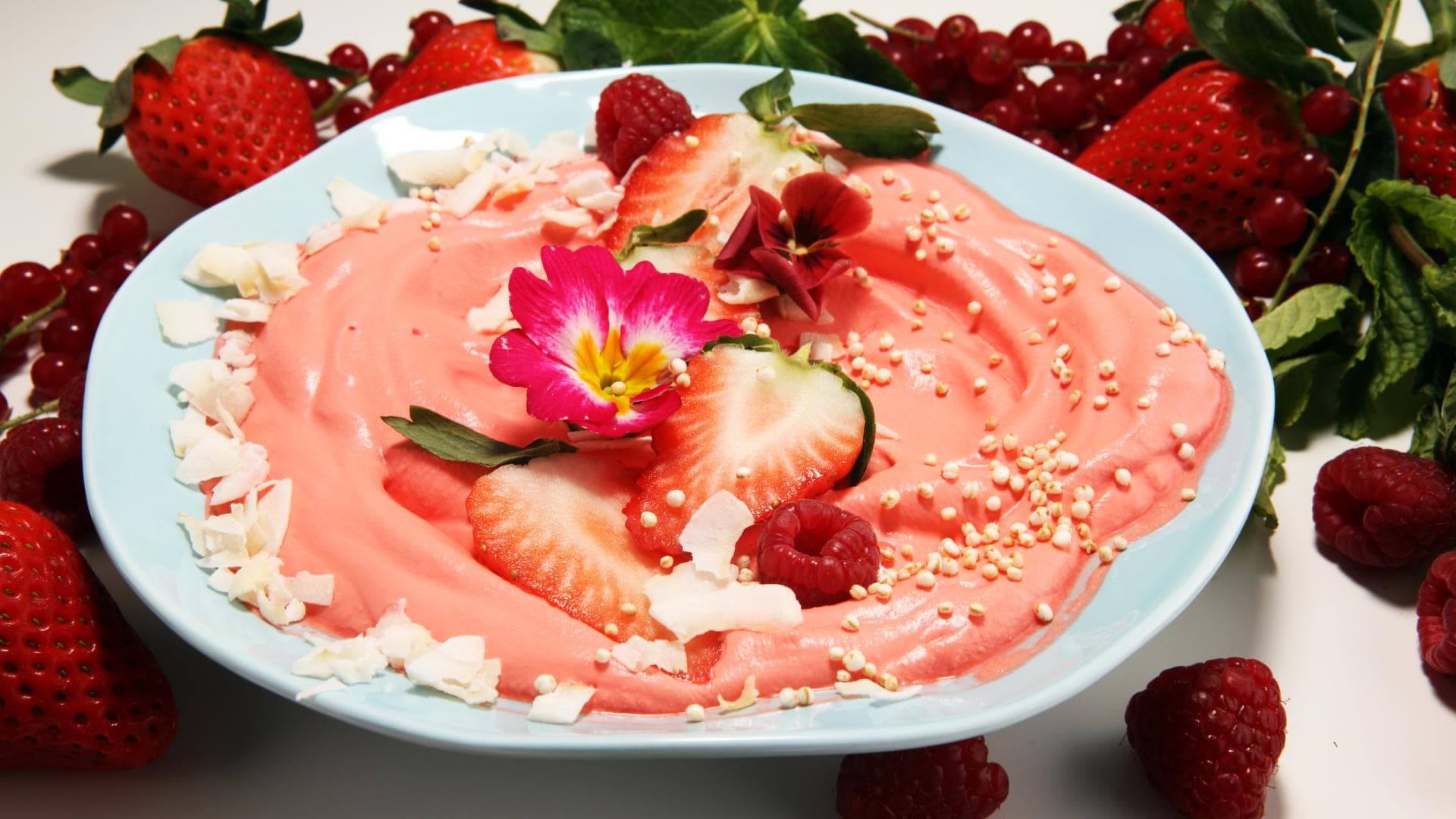 Nicecream mit Erdbeeren