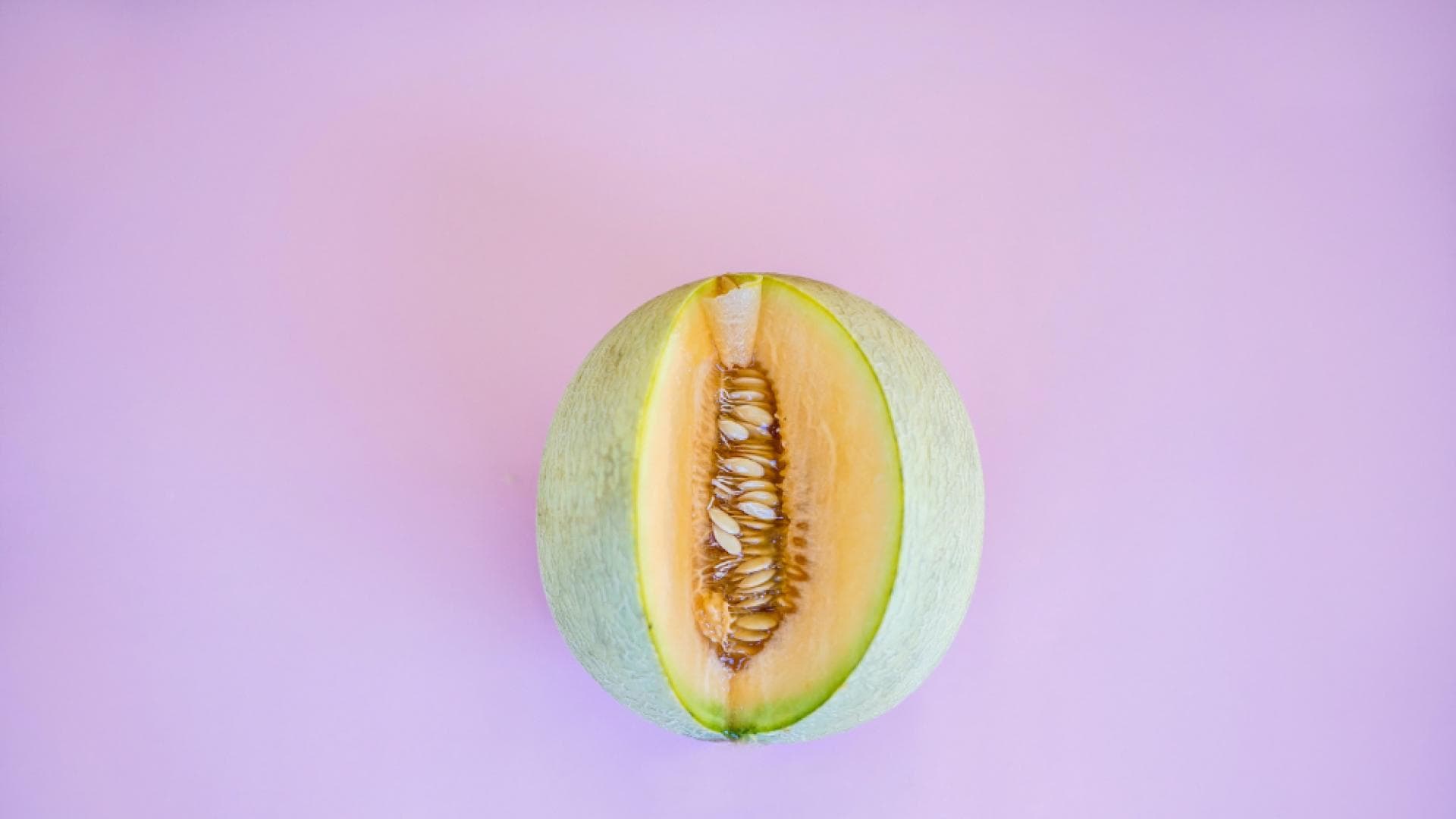 Aufgeschnittene Melone