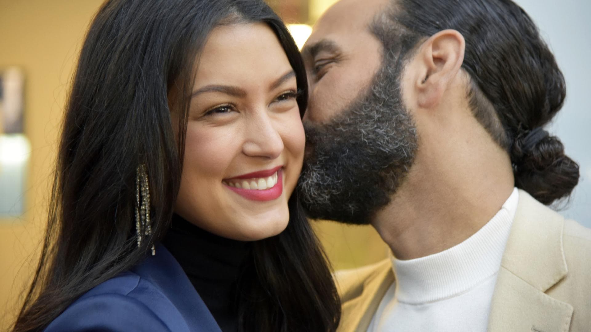 Rebecca Mir und Massimo Sinató