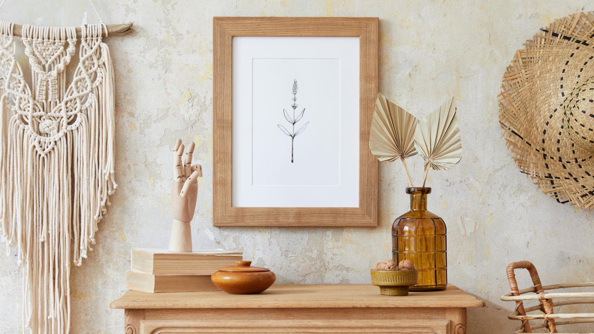 Boho-Style Raum