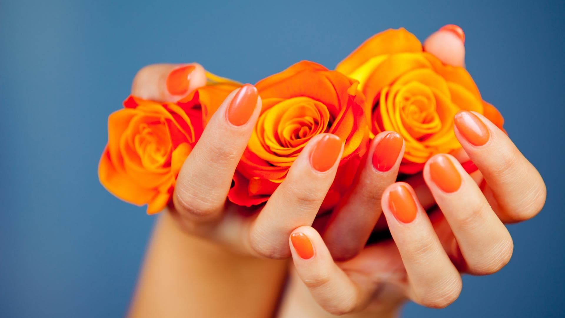 Nagellack Orange