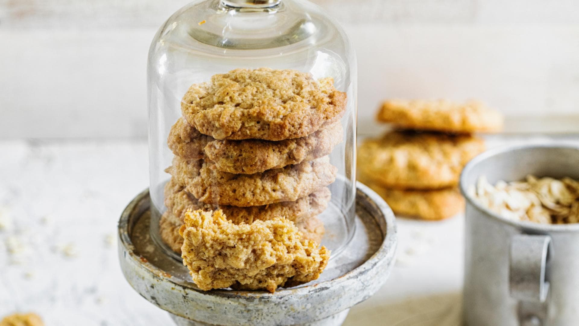 Gewürzkekse mit Haferflocken Gewürzkekse mit Haferflocken