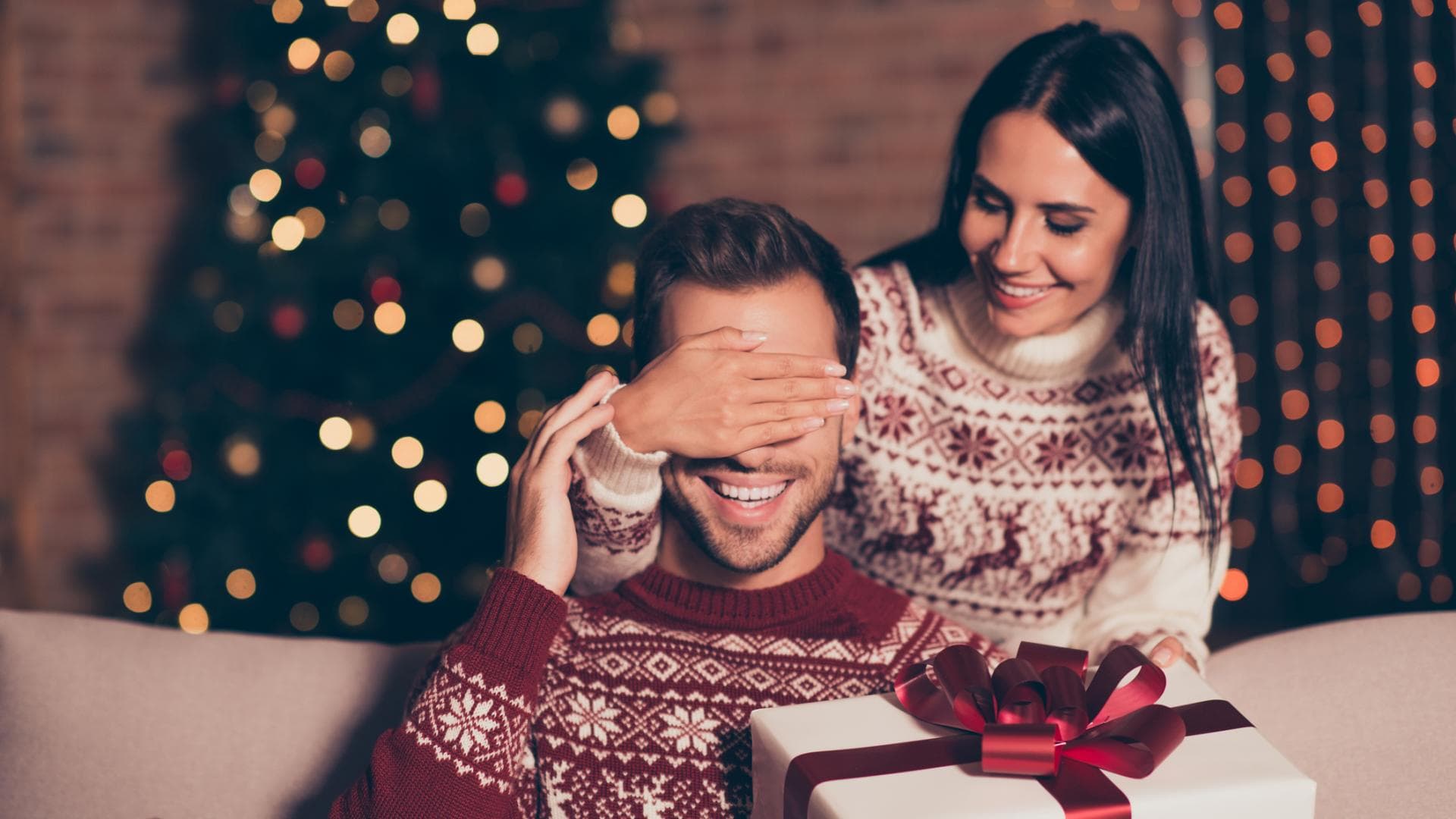 Paar an Weihnachten
