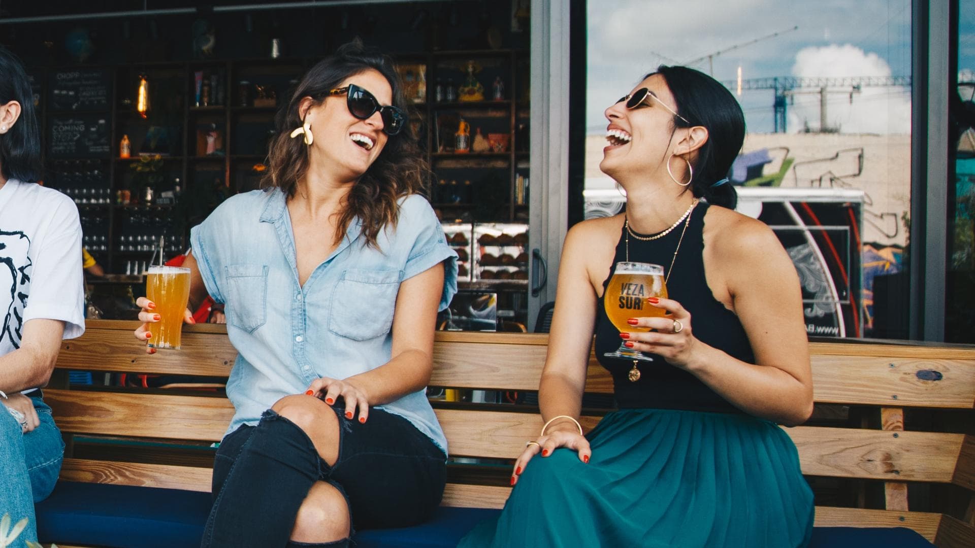 Freundinnen im Restaurant 