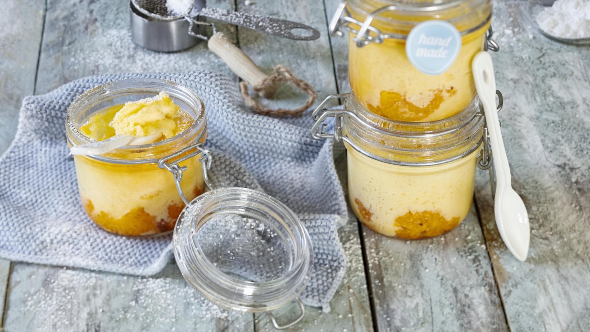 Käsekuchen im Glas