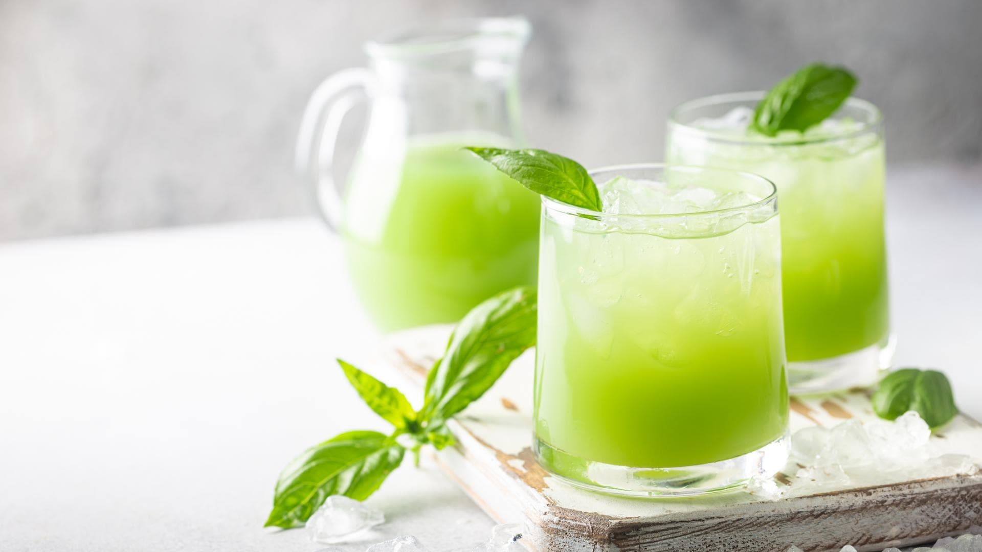 Basilikum Limonade