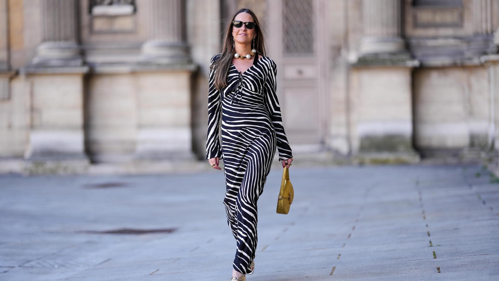 Kleid mit Zebra-Print 