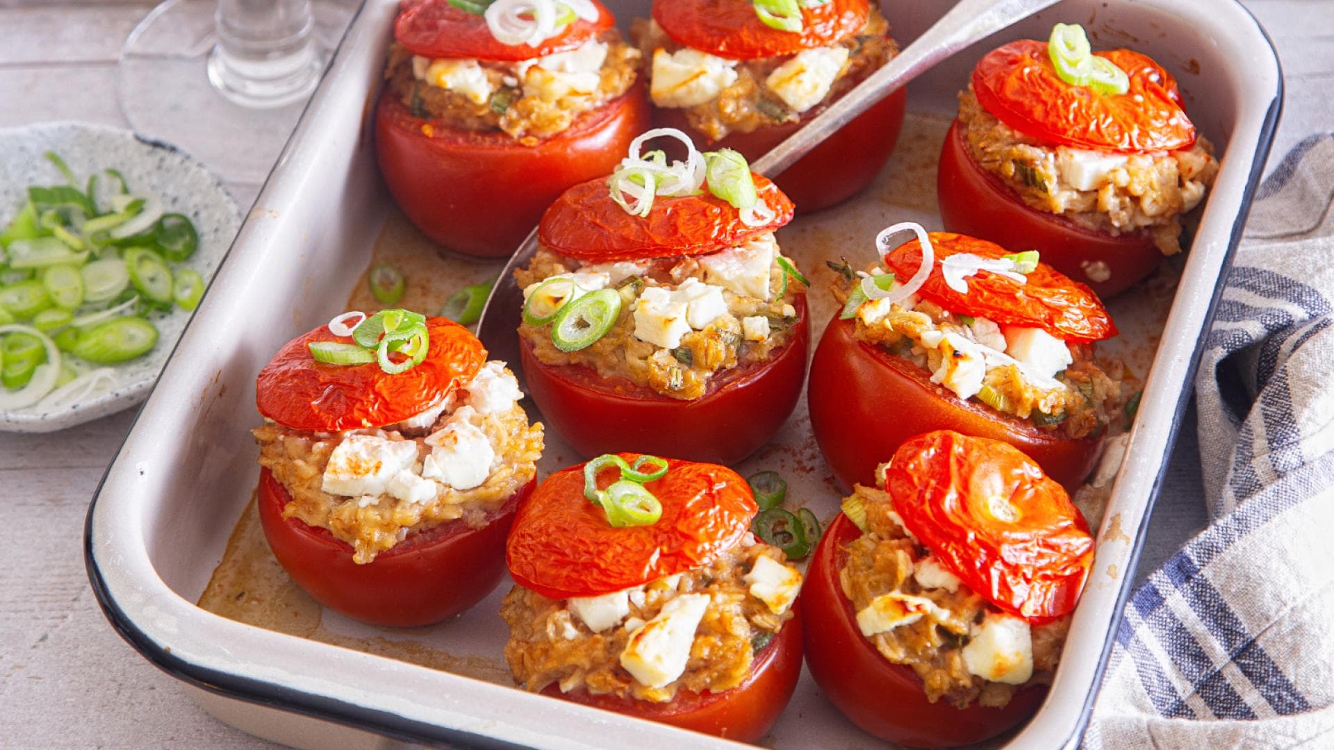Gefüllte Tomaten mit Feta