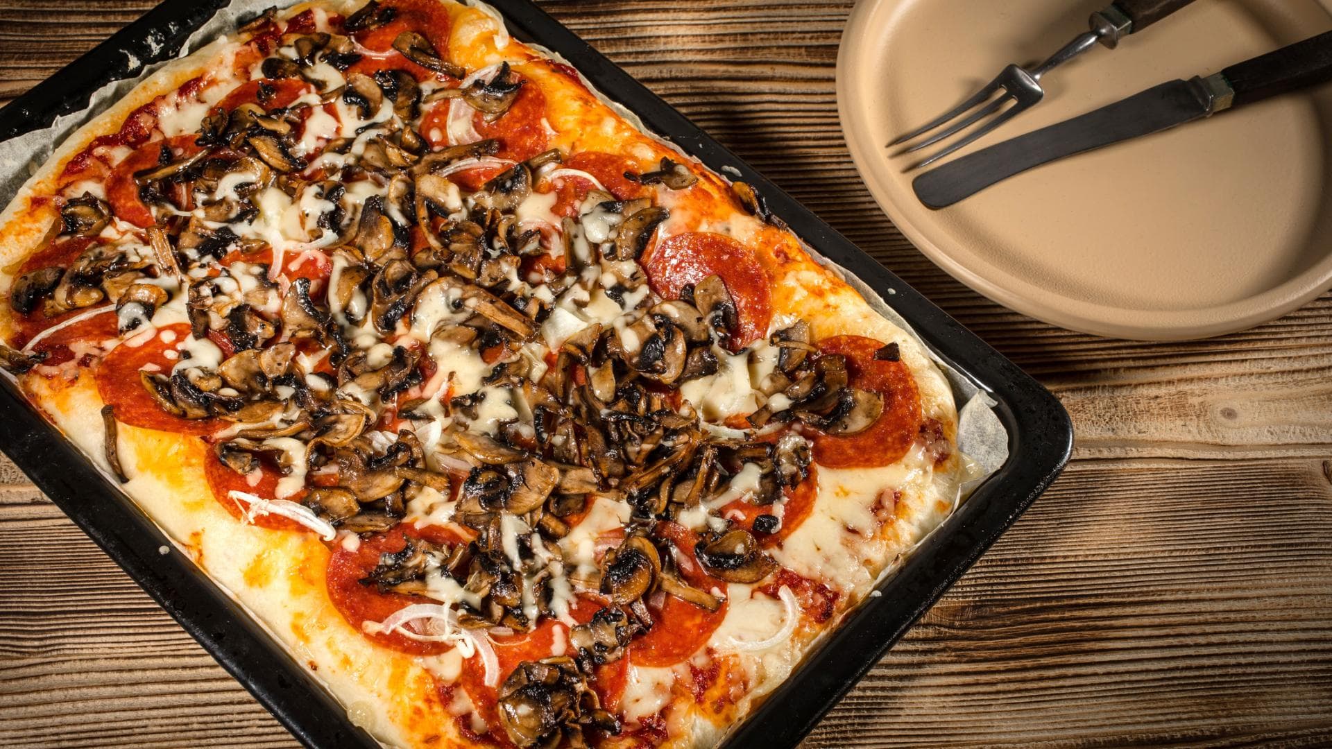 Pizza vom Blech 