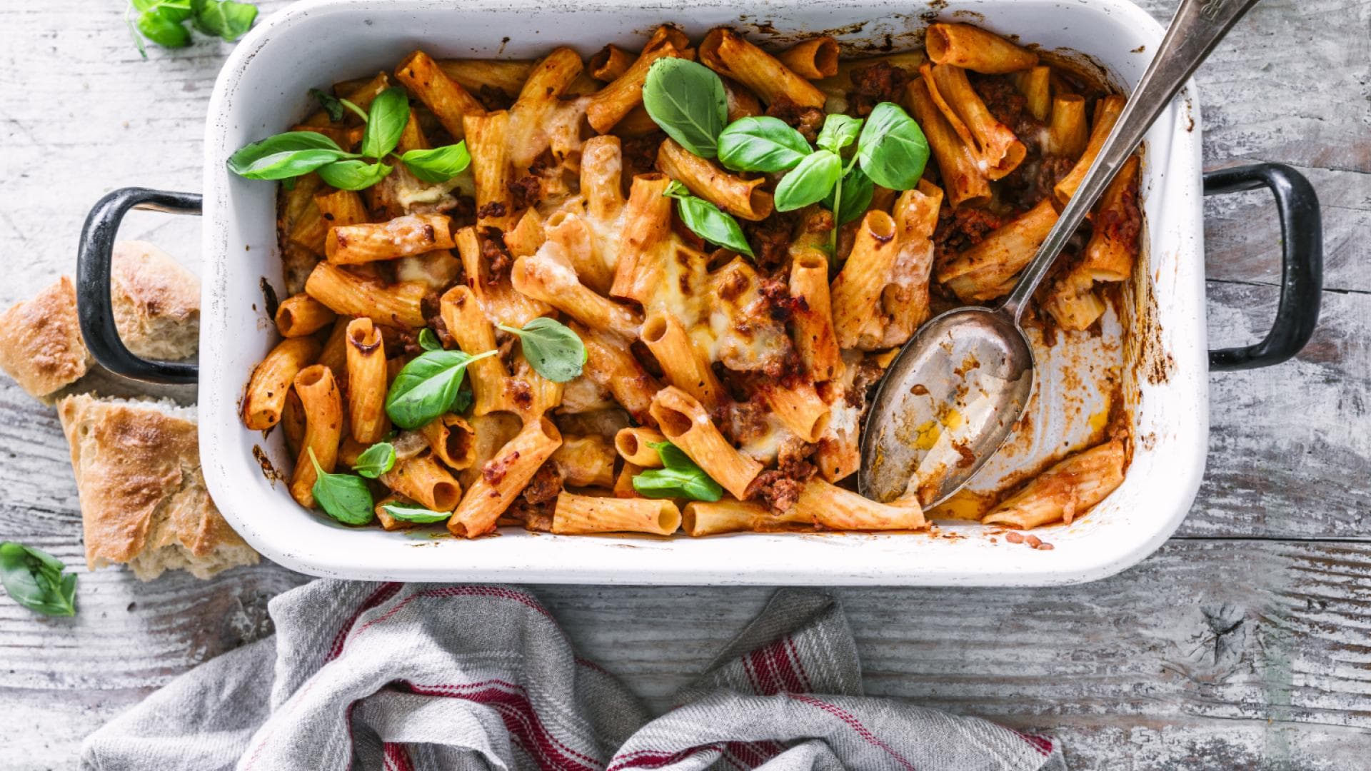 Nudelauflauf Tortiglioni al forno