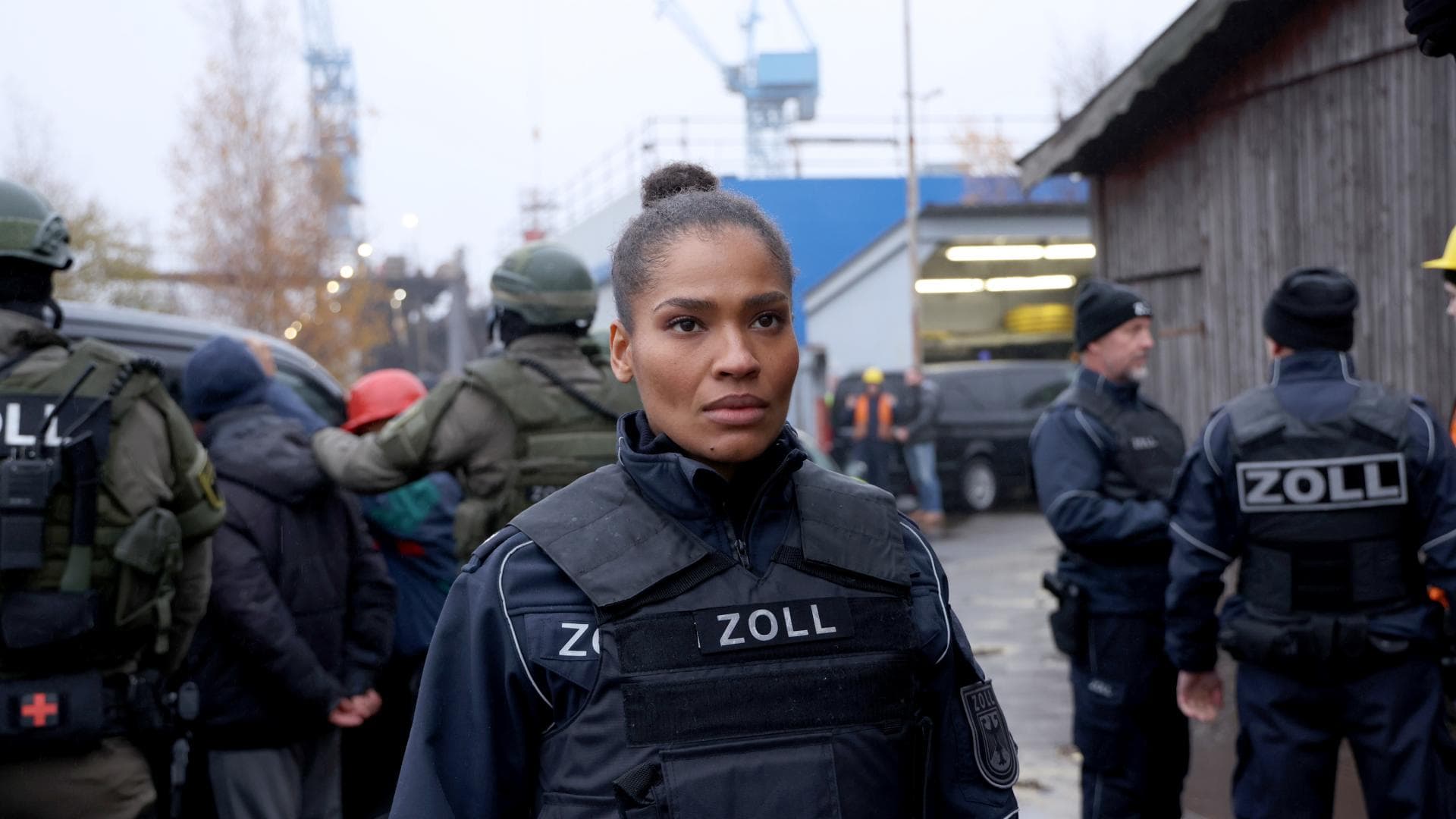 Cynthia Micas als Lisa Cunnigham im "Bremerhaven-Krimi: Tödliche Fracht".