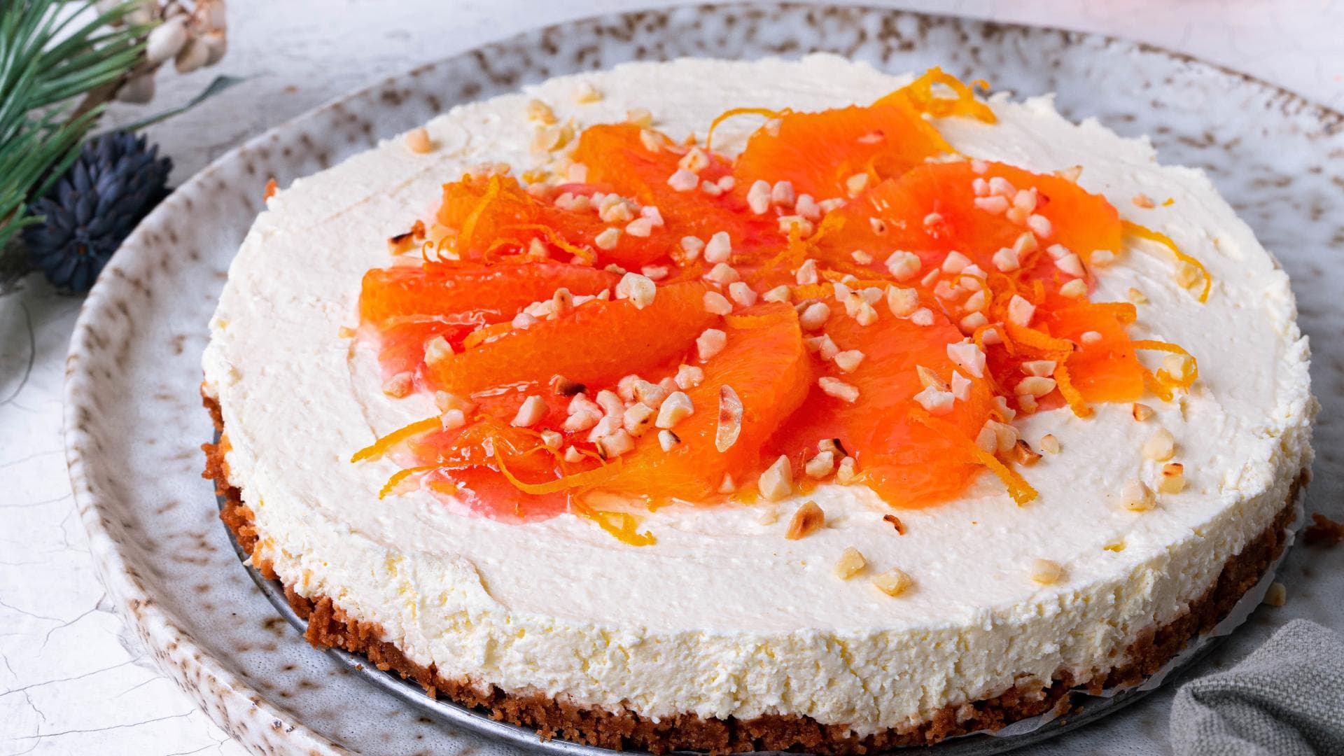 Orangen-Cheesecake 