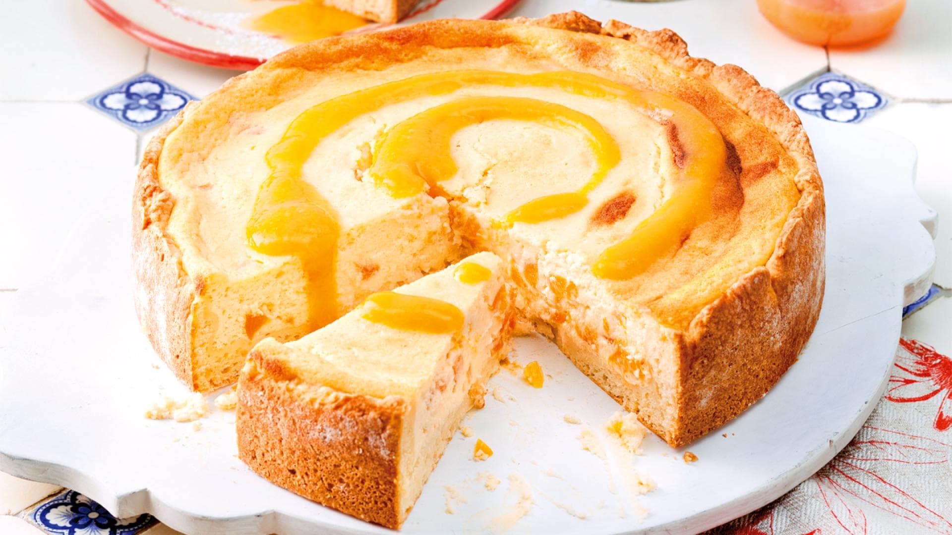 Kalorienarmer Käsekuchen