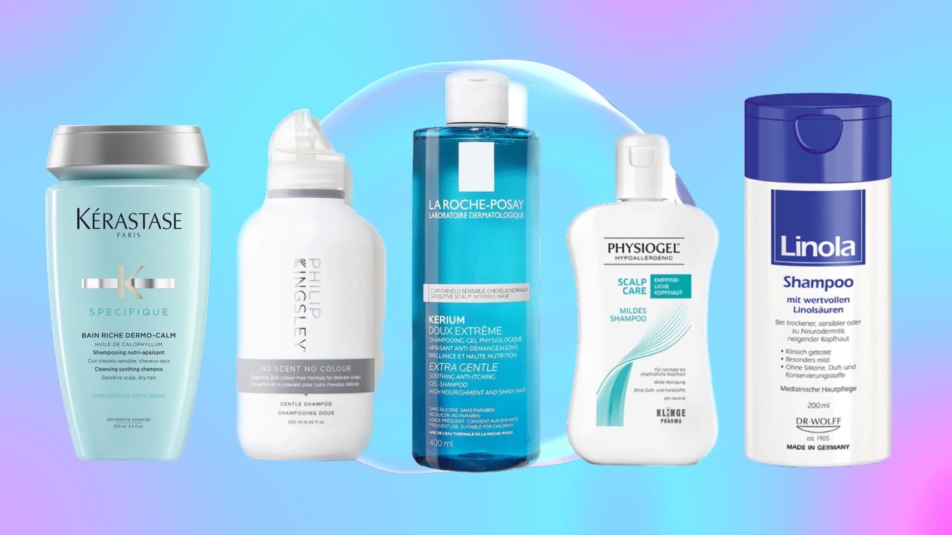 Shampoos für empfindliche Kopfhaut 