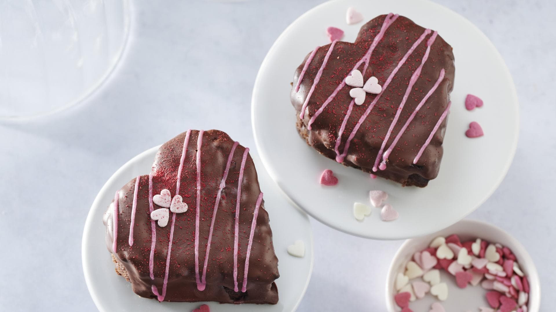 Brownie-Herzen 