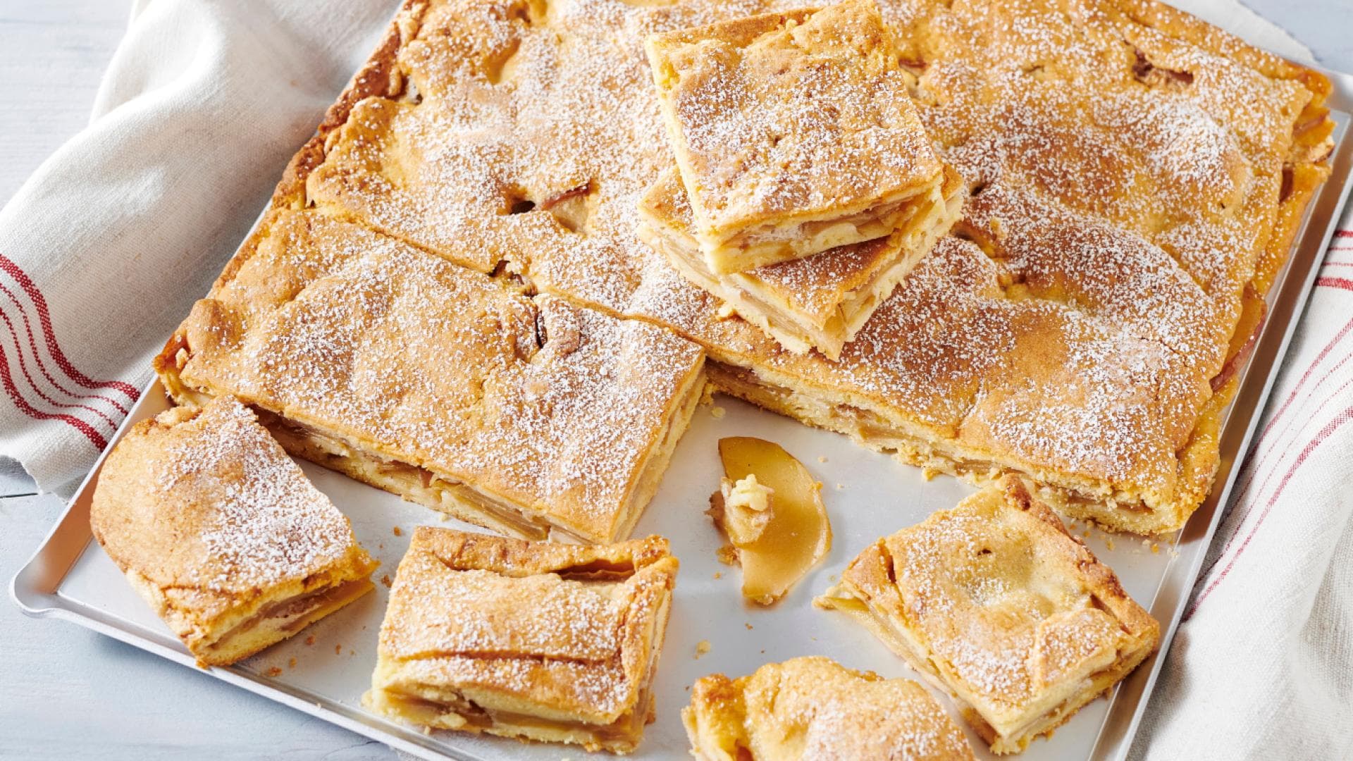 Apfelkuchen vom Blech