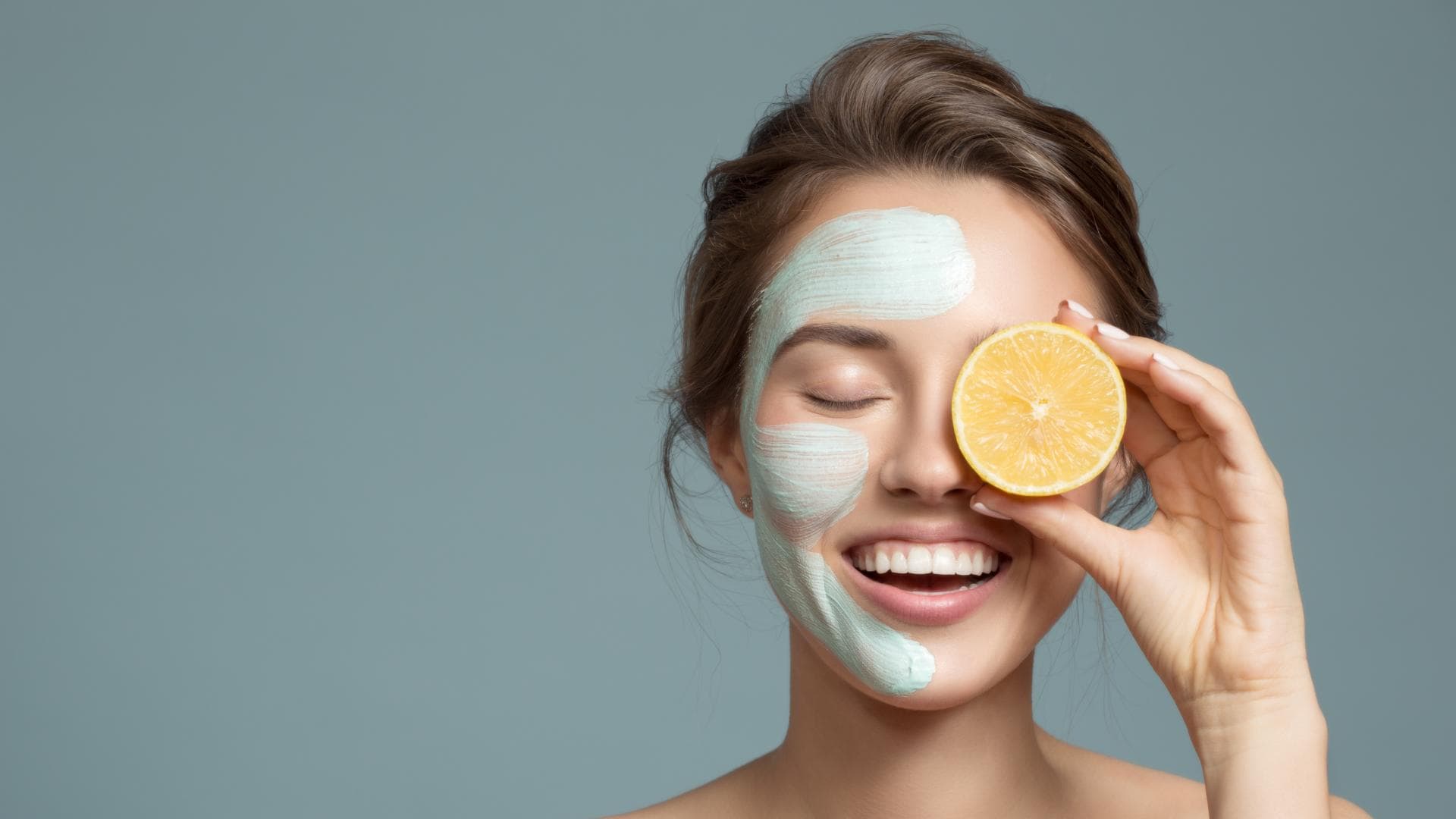Gesichtsmaske gegen große Poren 