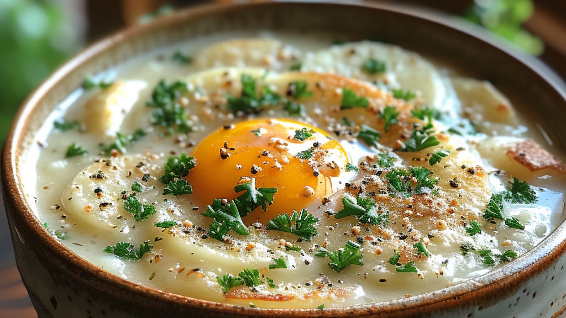 Traditionell schwedische Kartoffelsuppe