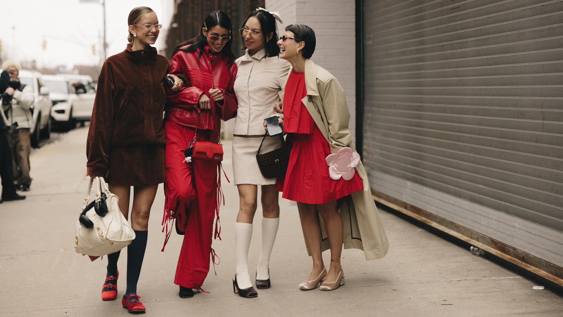 Streetstyle während der New York Fashion Week