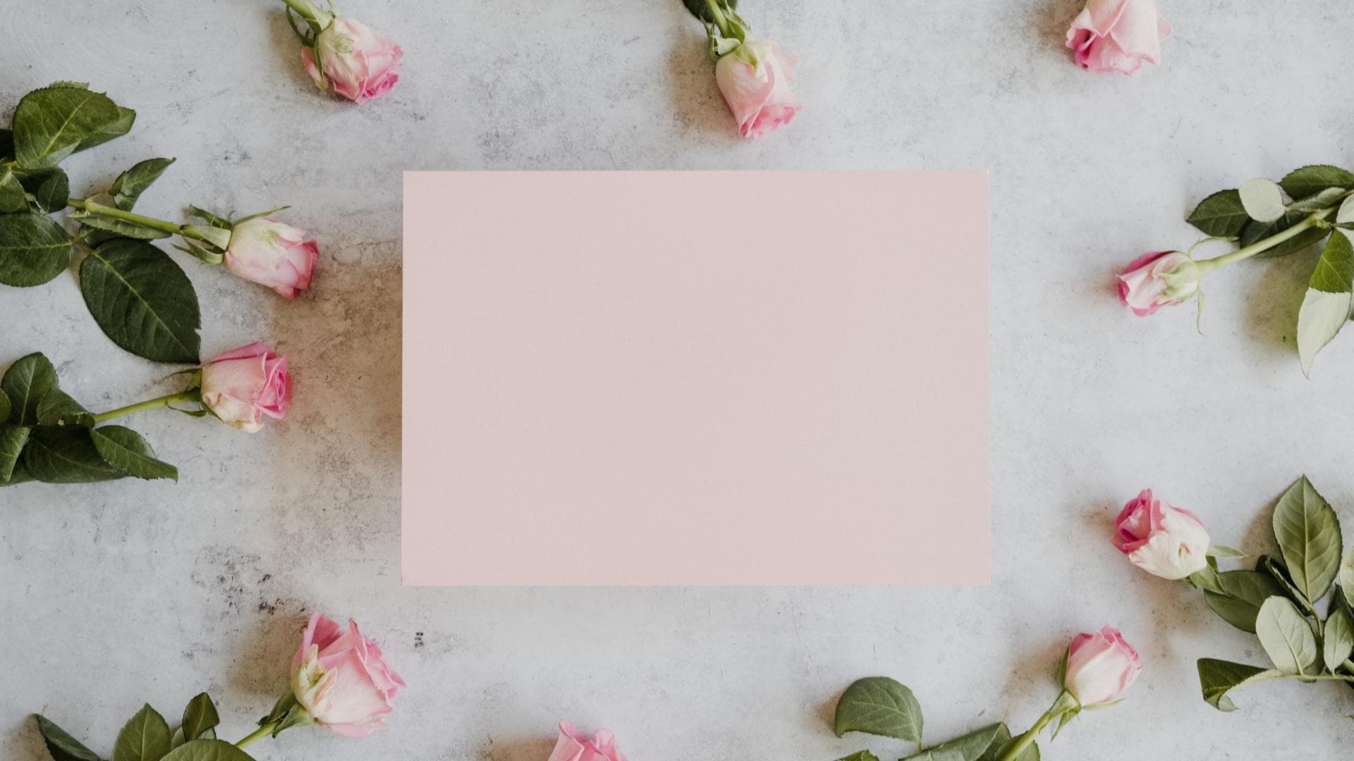 Rosen mit einer Karte