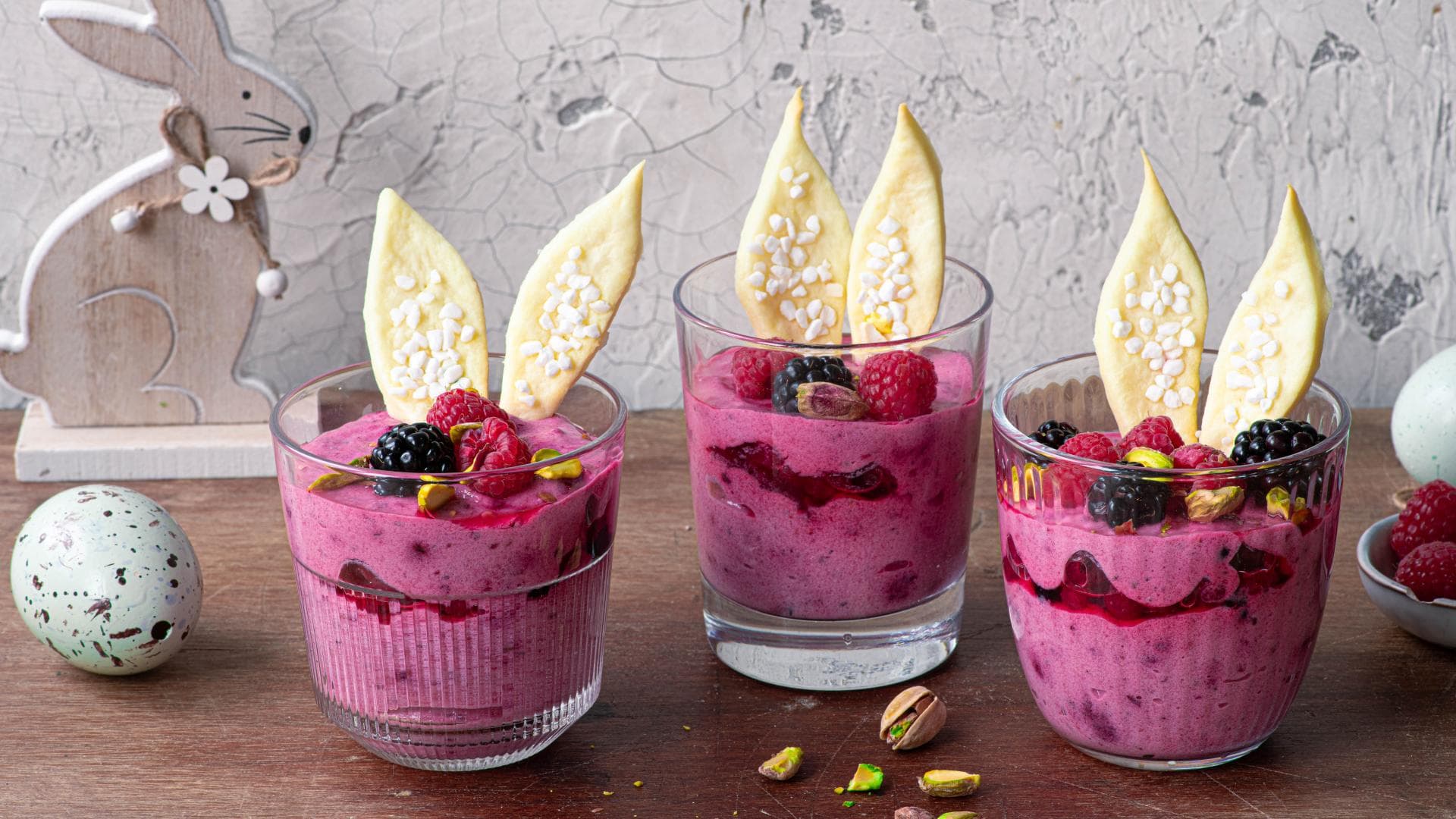 Beeren-Mousse für Ostern 