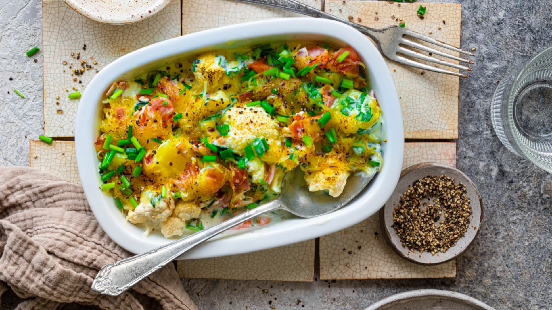 Blumenkohl-Kartoffel-Auflauf