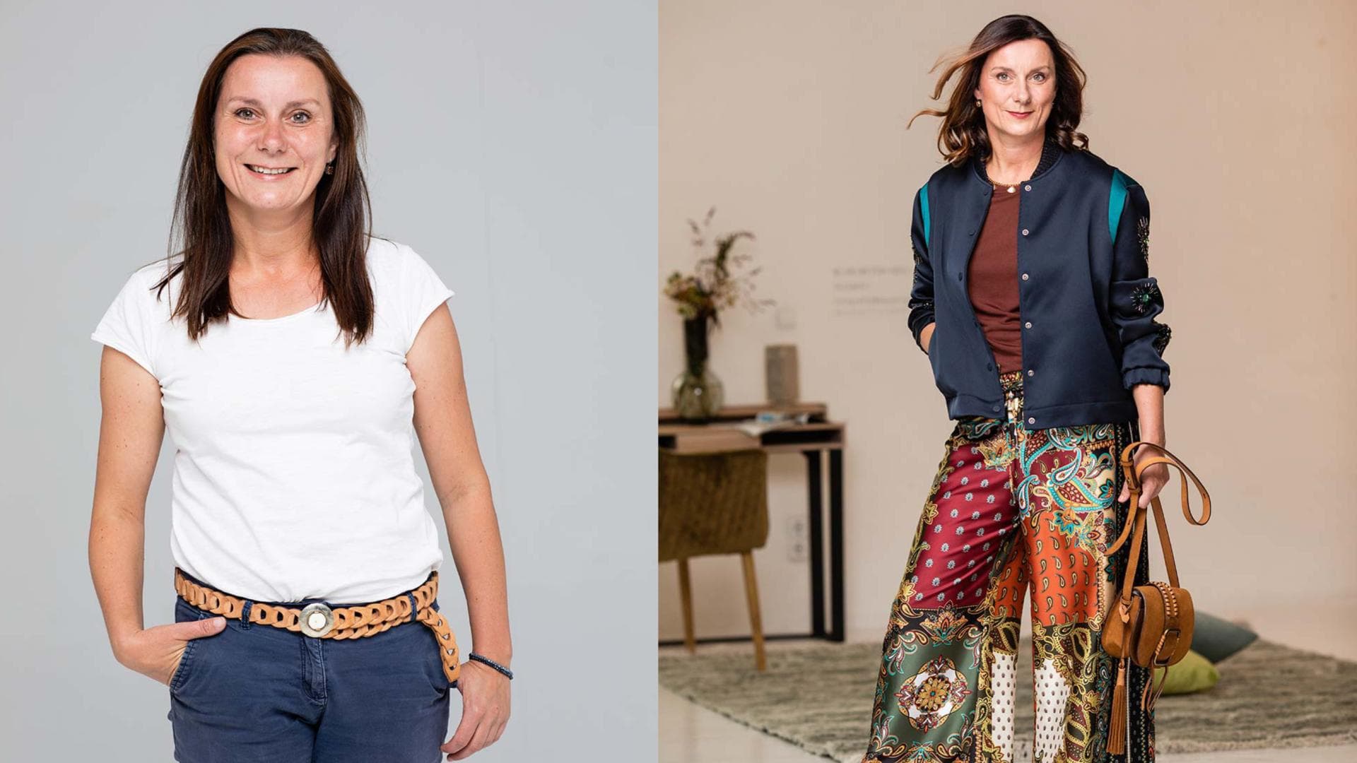 Ewa vor und nach dem FÜR SIE Umstyling