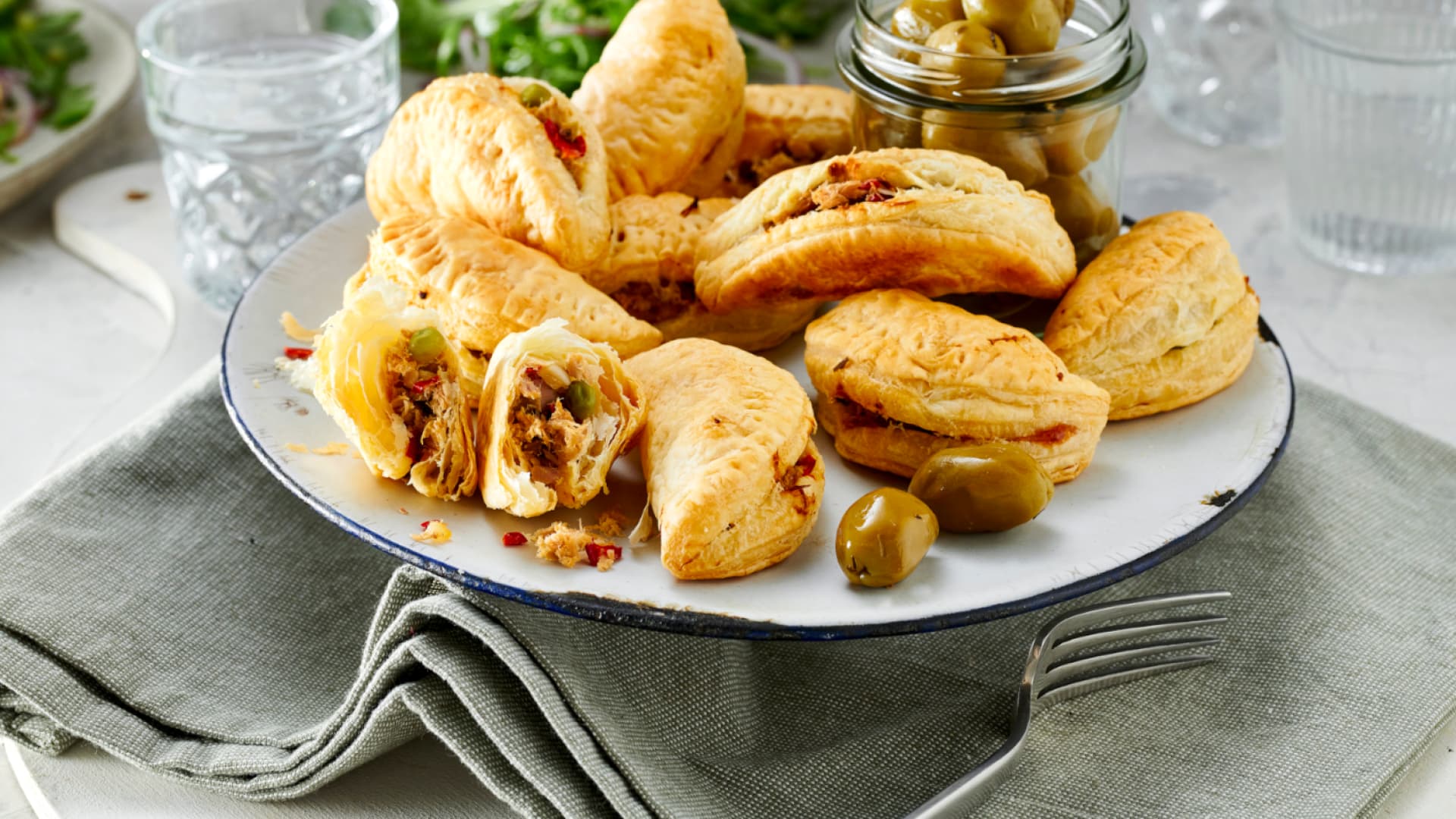 Empanadas mit Thunfisch und Oliven