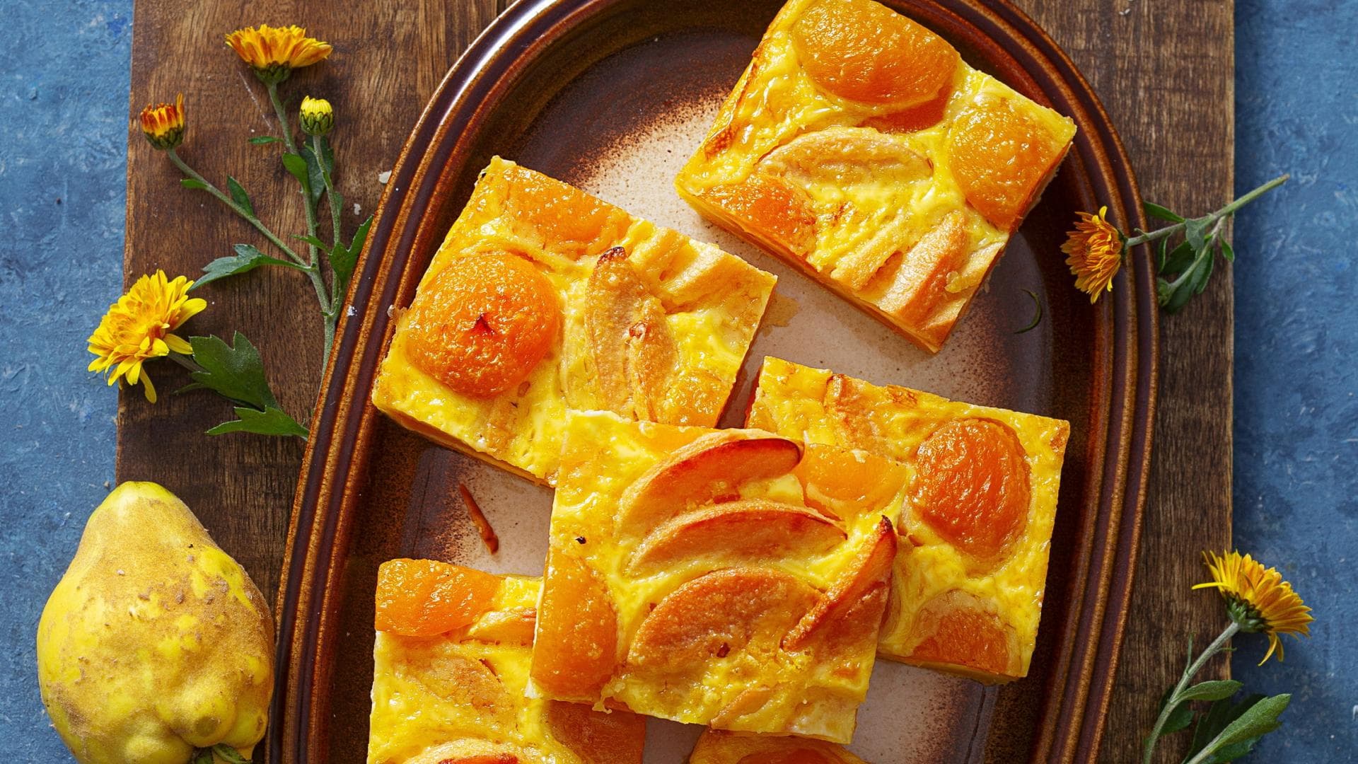 Quitten-Aprikosen-Kuchen 