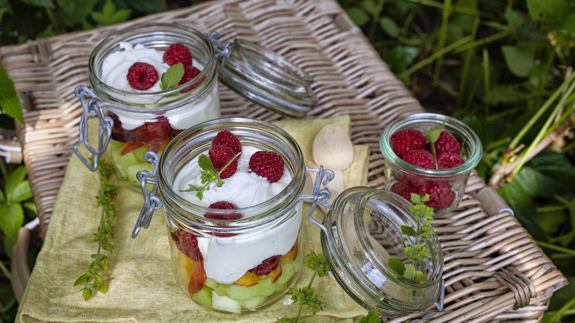 Süßer Schichtsalat 