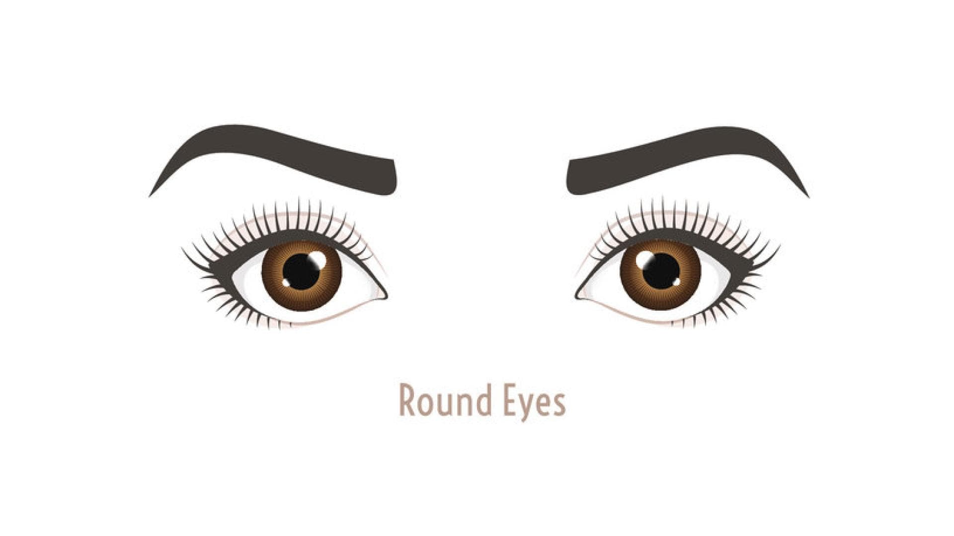 Runde Augen