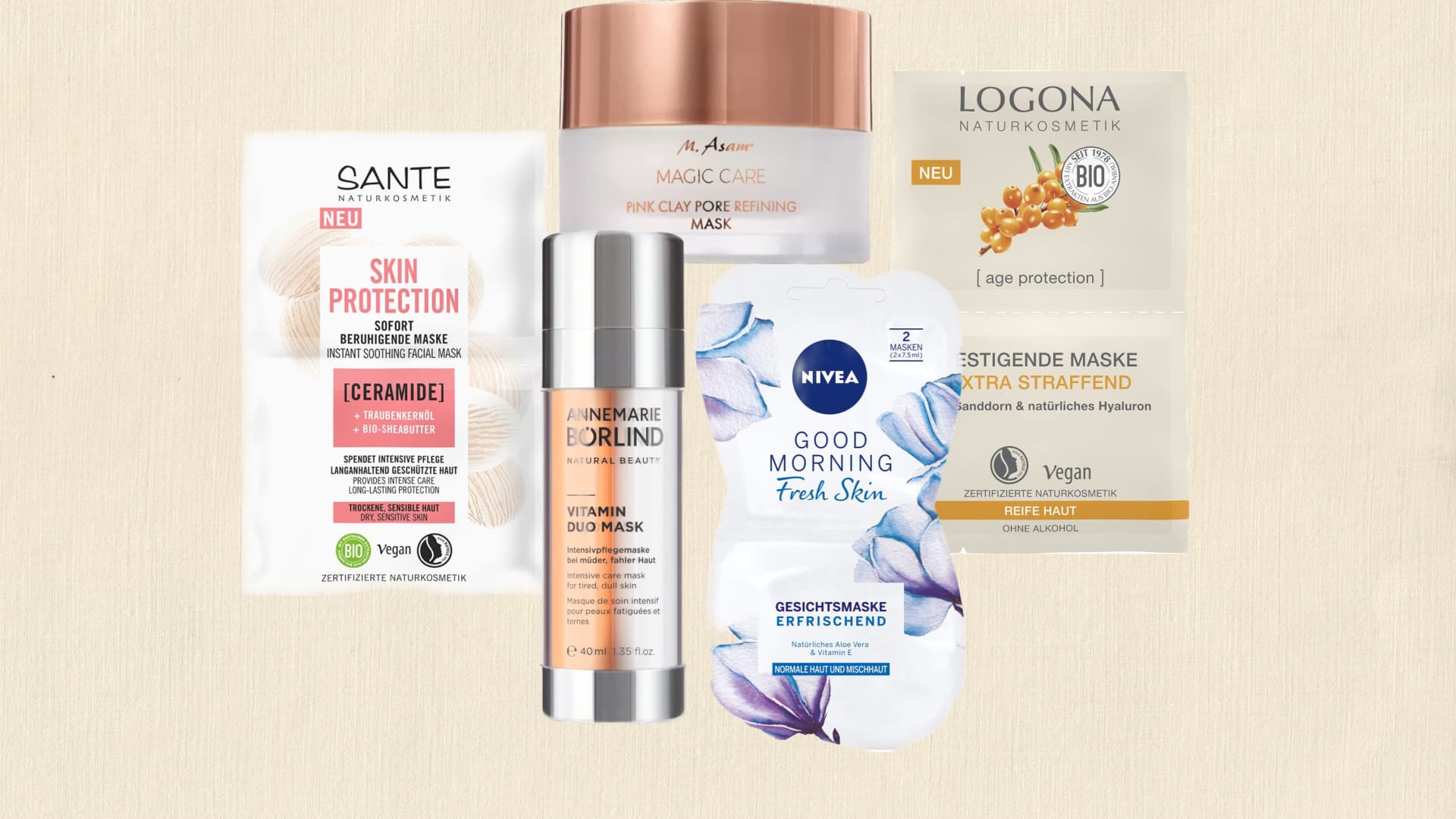 Die Top 10 der besten Gesichtsmasken aus der Drogerie