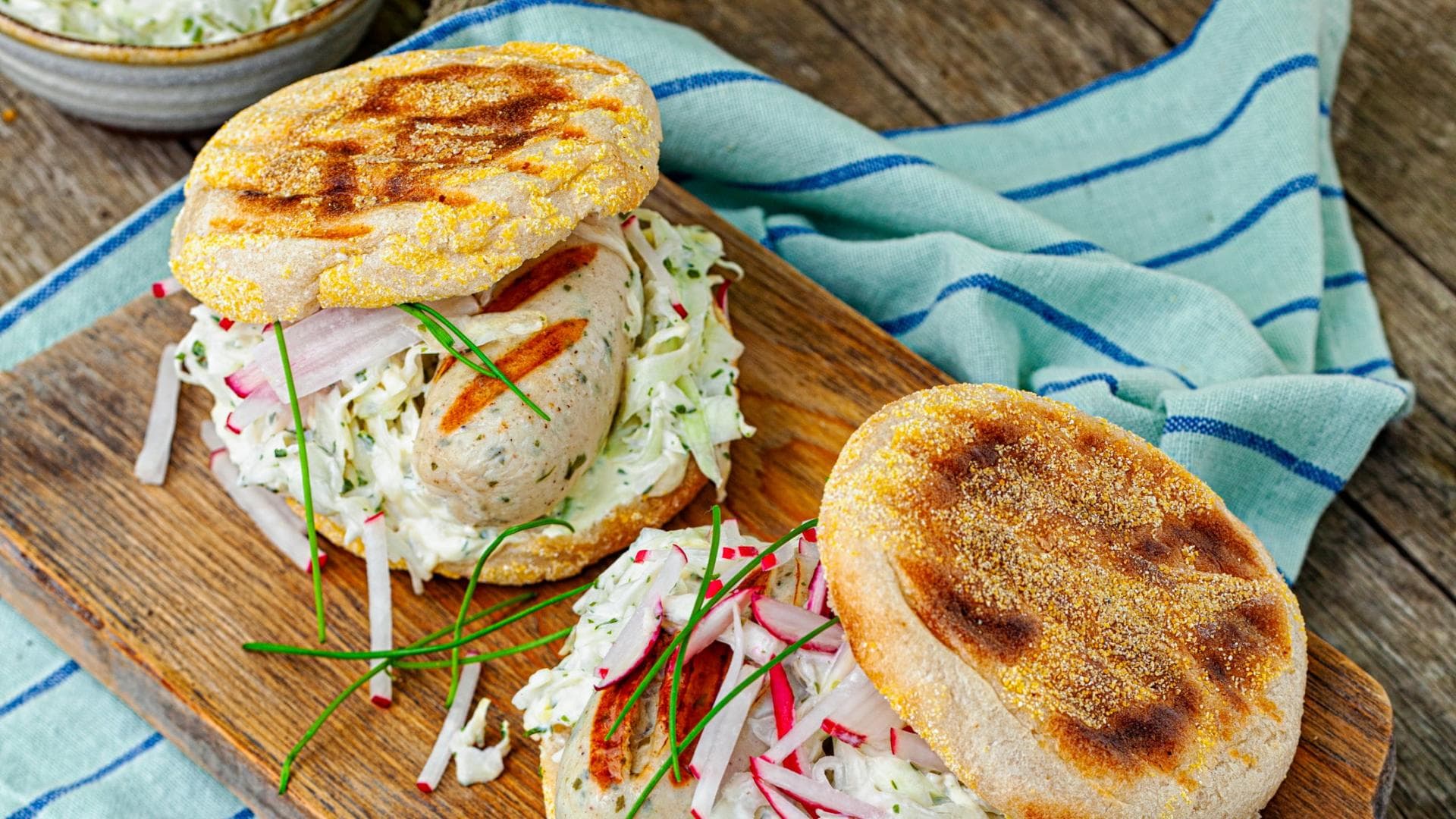Weißwurst-Burger 
