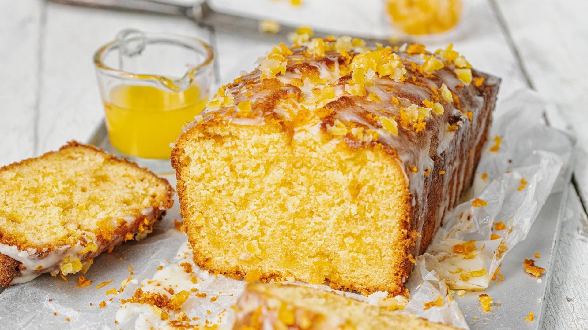 Orangen-Rührkuchen ohne Zucker
