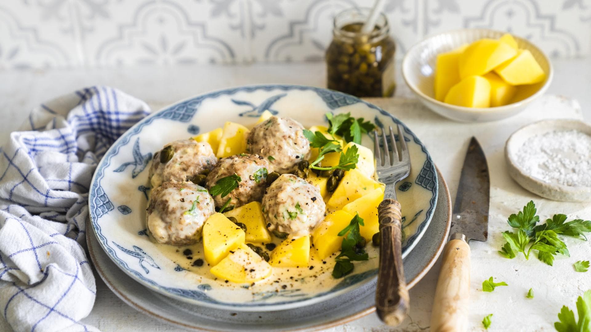 Vegetarische Königsberger Klöpse 