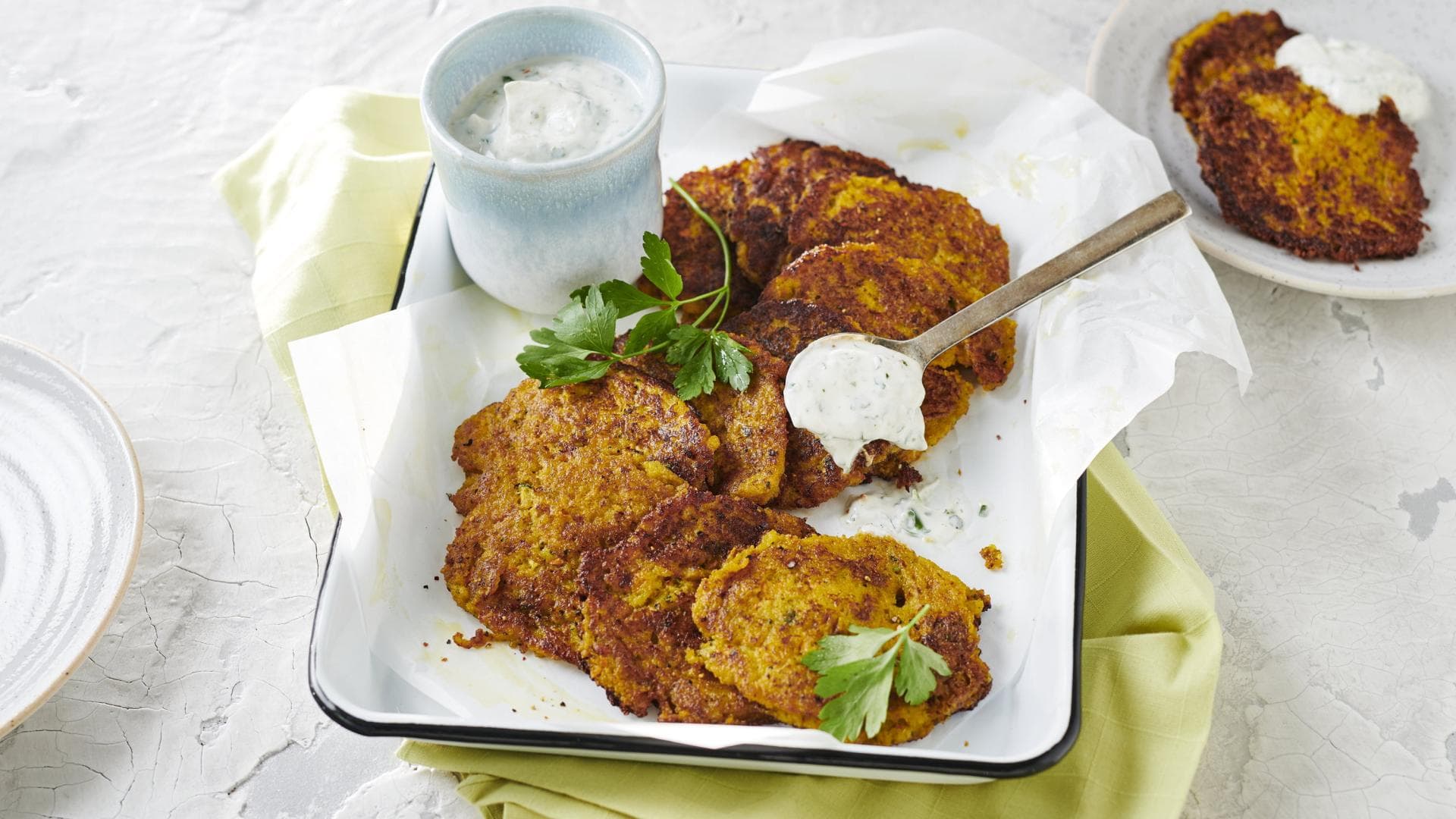 Möhren-Zucchini-Puffer 