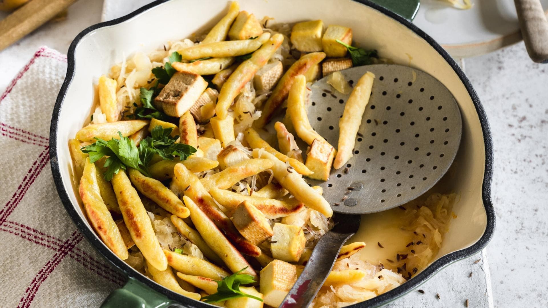 Vegane Schupfnudeln 