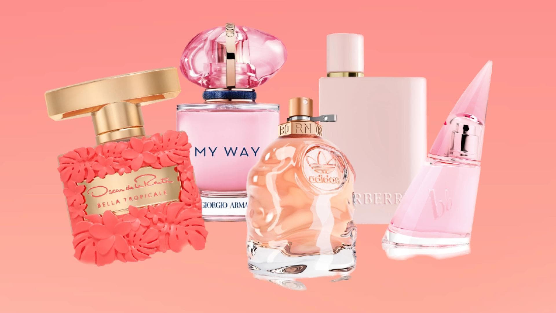 Verschiedene fruchtig süße Parfums