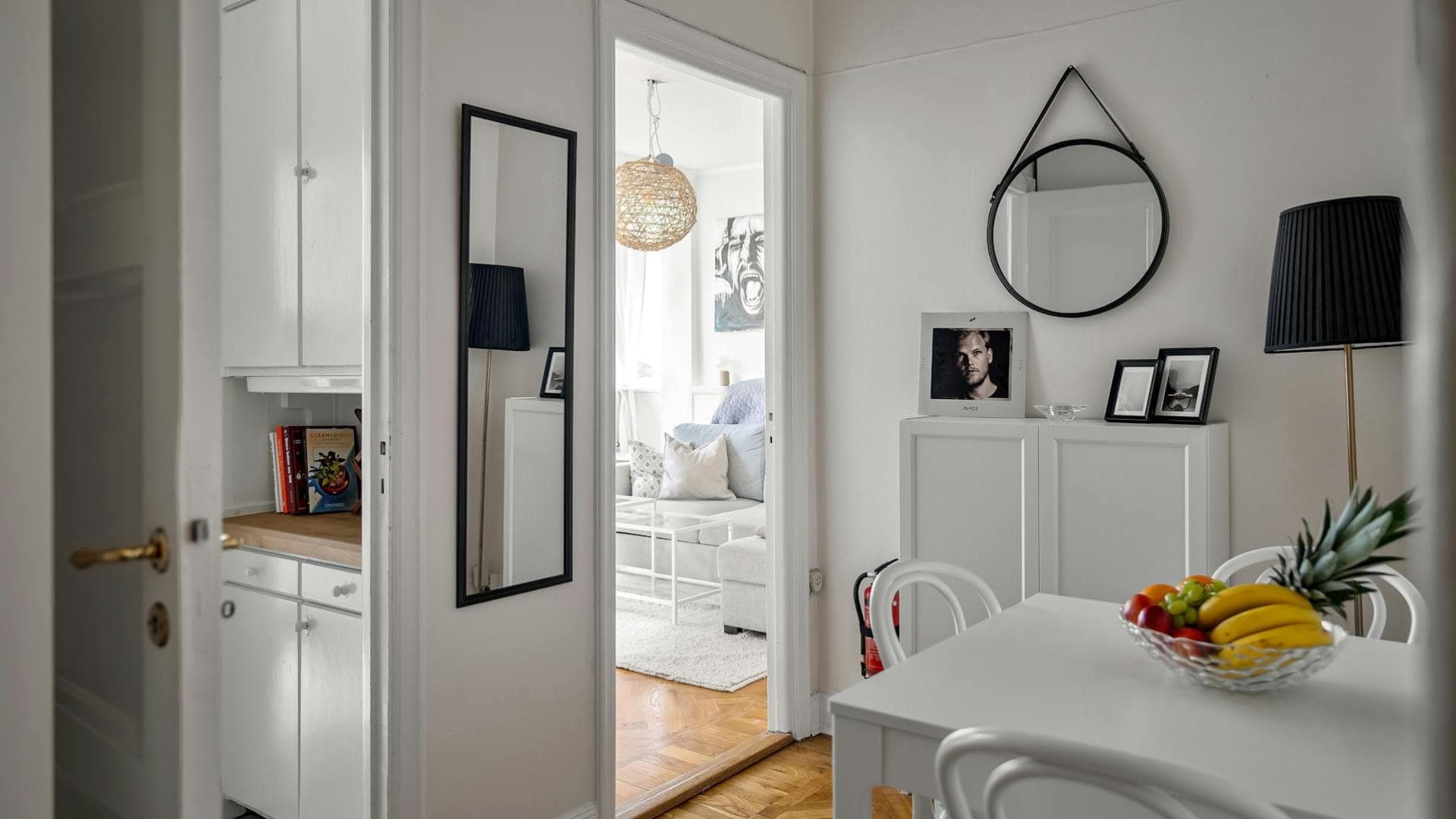 Kleine Wohnung mit Deko