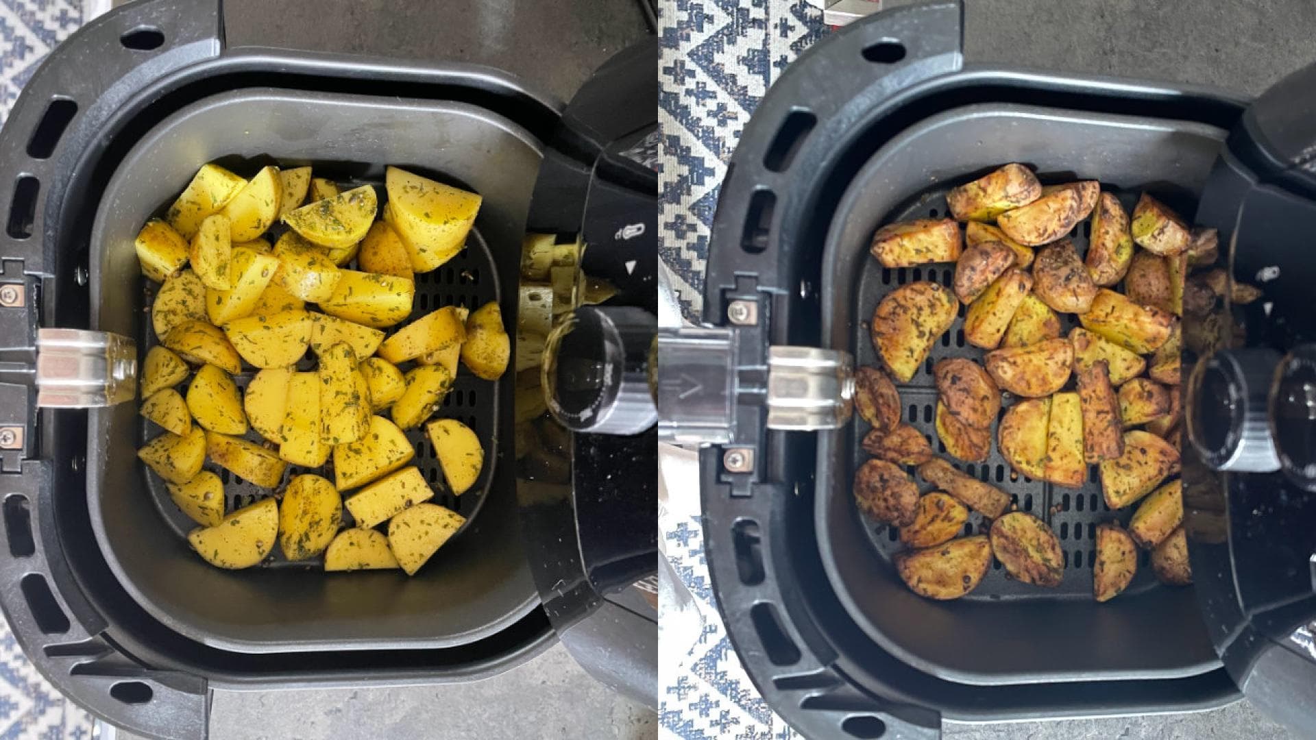 Philips Airfryer Test Kartoffeln aus dem Airfryer