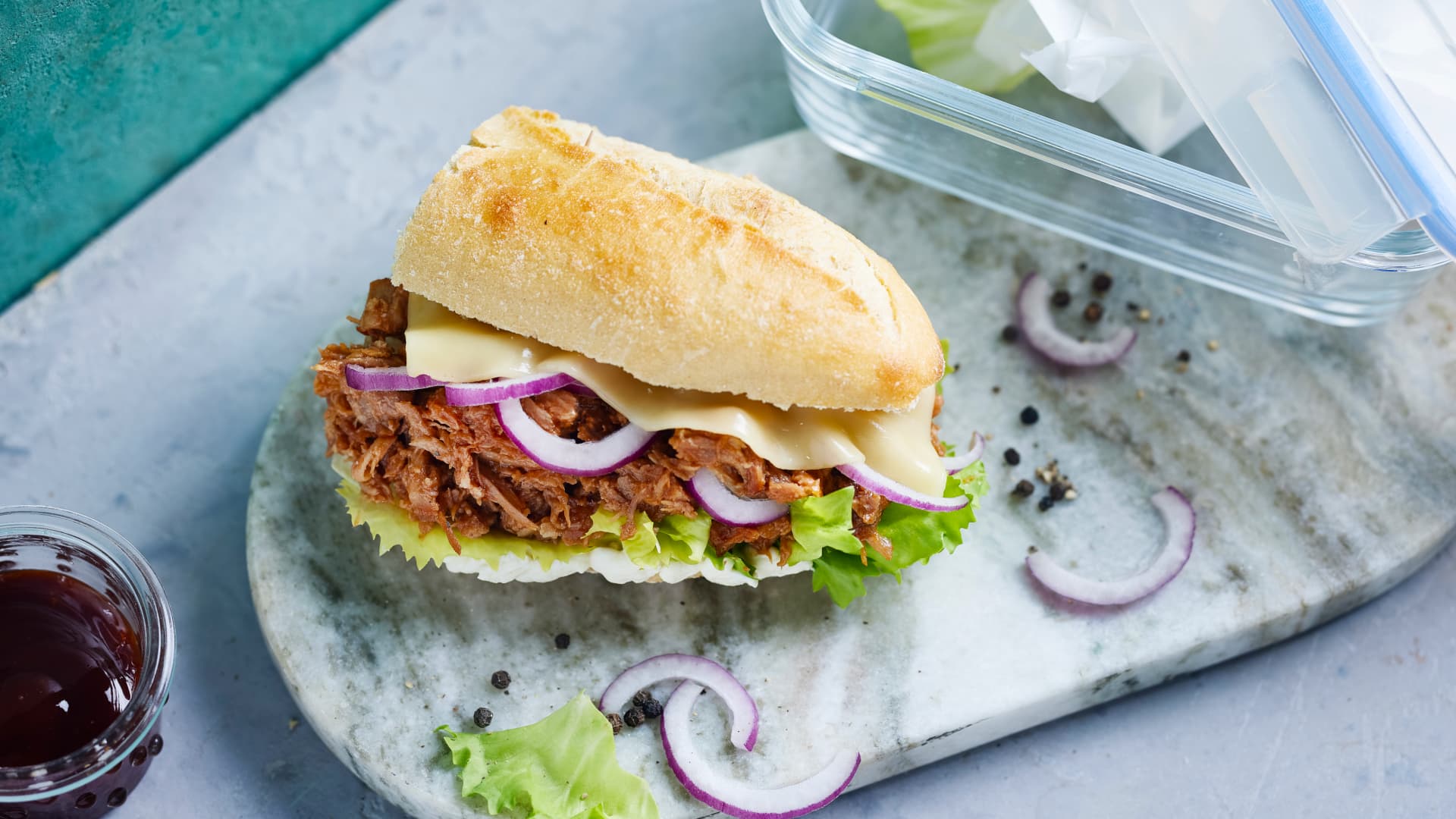 Pulled Pork Baguette