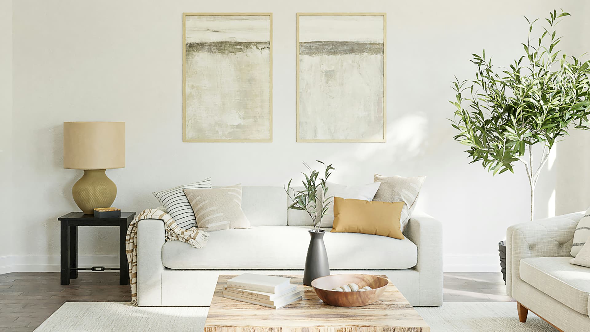 Kleiner Raum, der größer wirkt