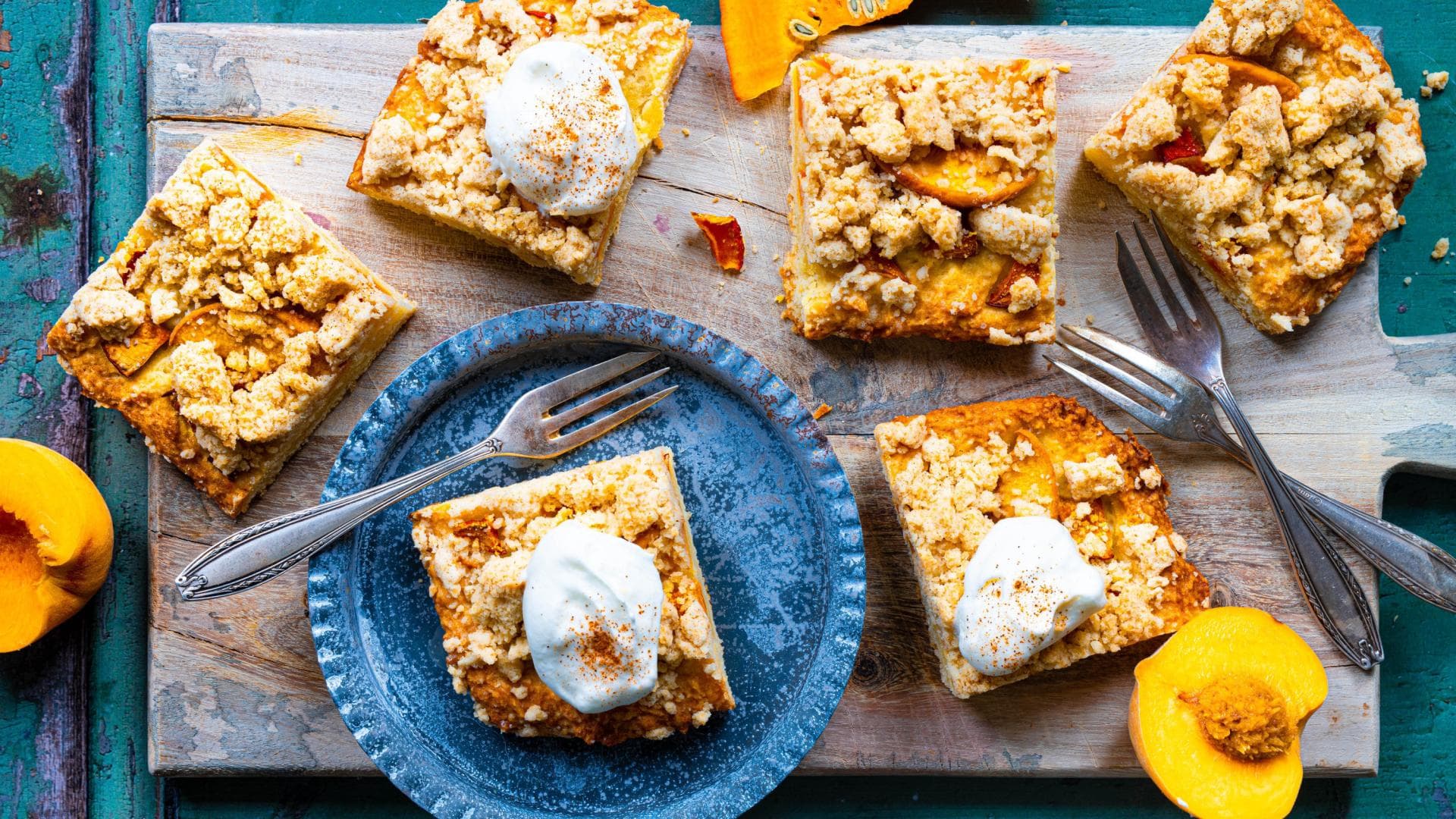 Kürbis-Streuselkuchen 