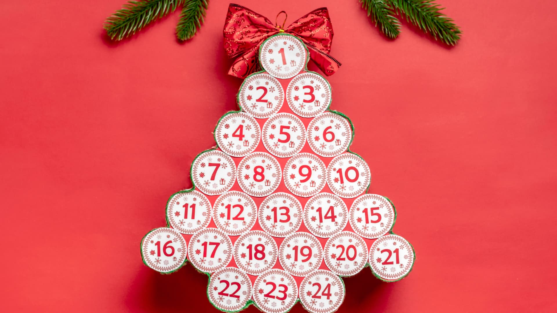 Adventskalender aus Klorollen