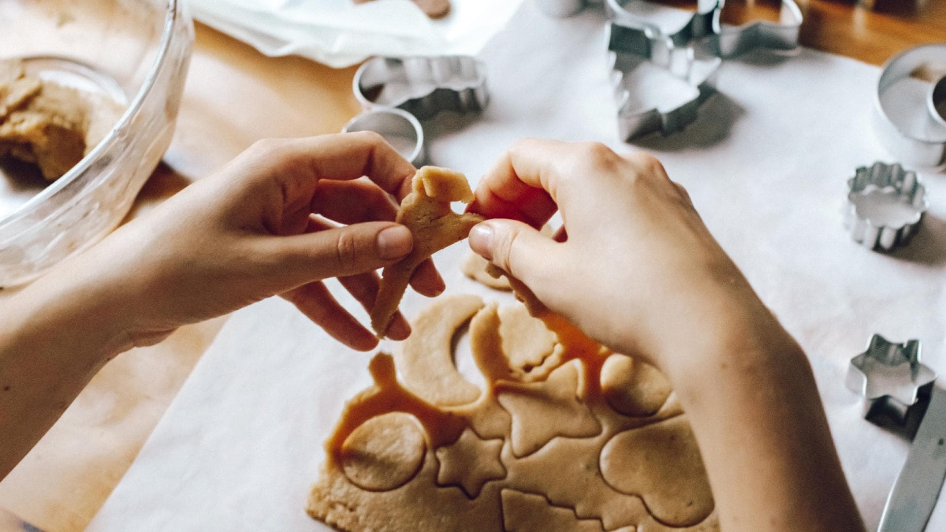 Plätzchenteig klebt