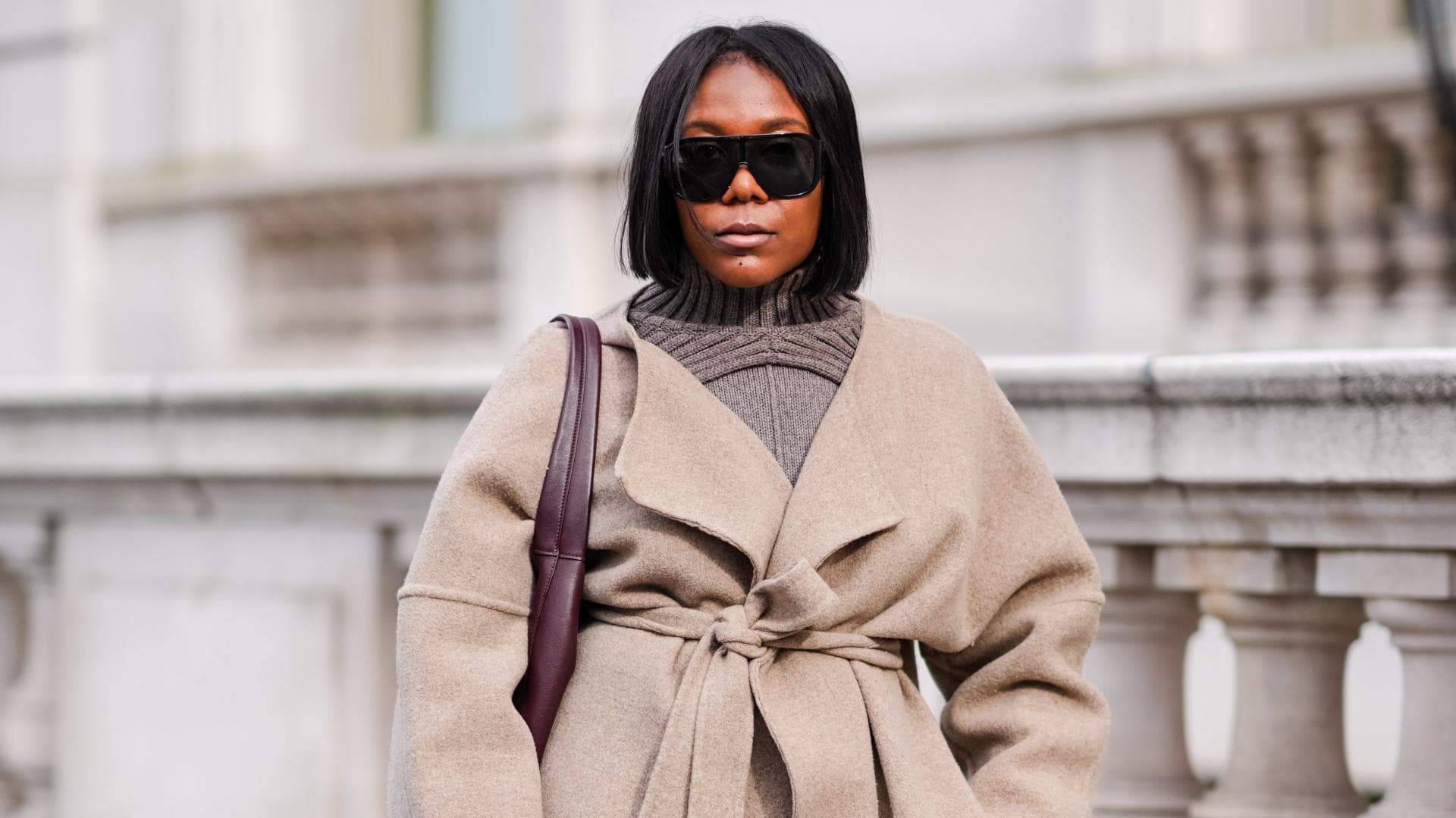 Wickelmantel im Streetstyle