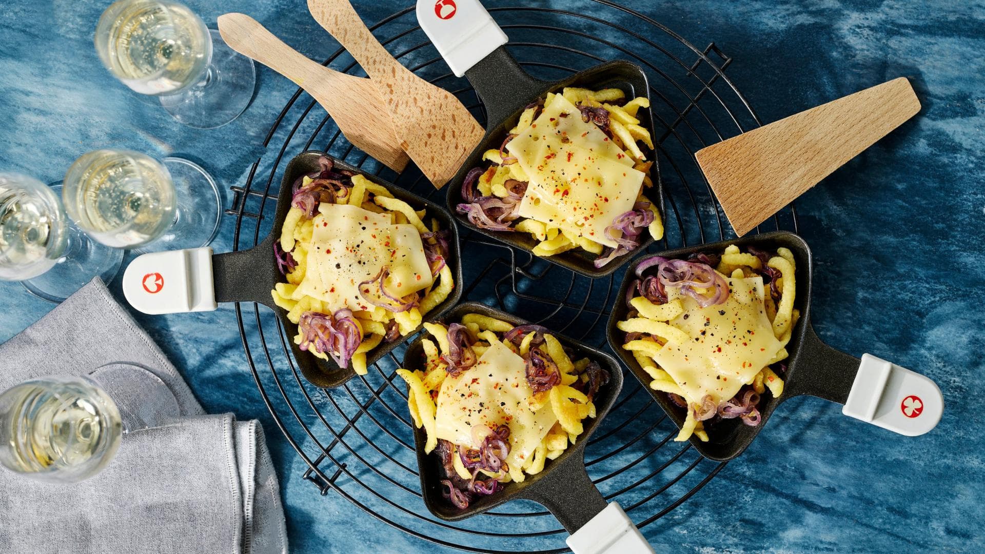 Käsespätzle-Raclette 