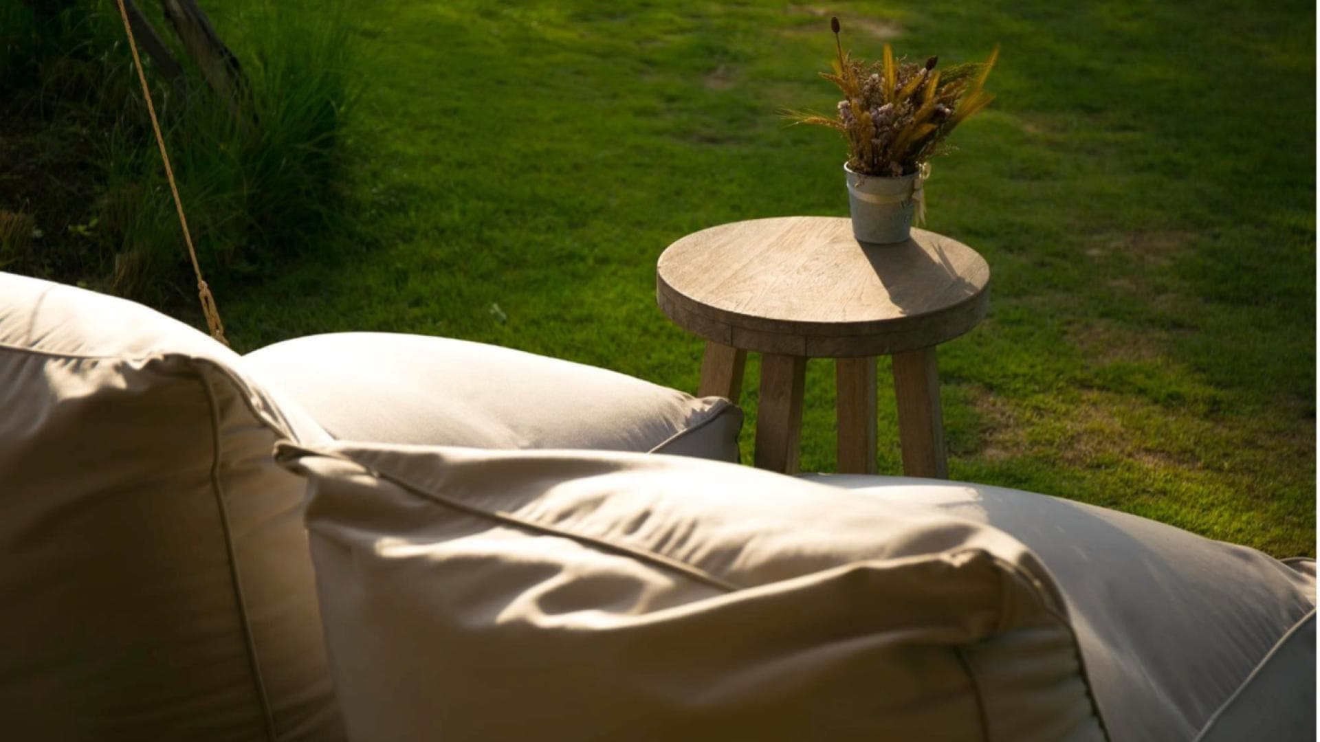 Bequeme Sitzmöbel im Garten