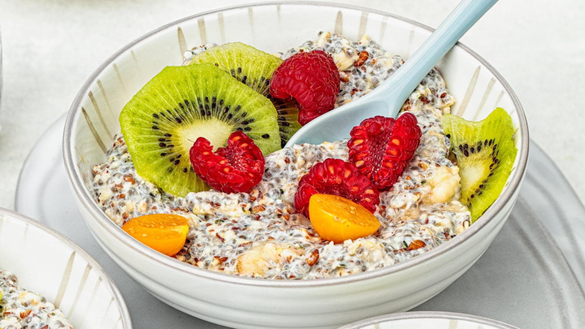 Overnight-Oats mit Leinsamen 