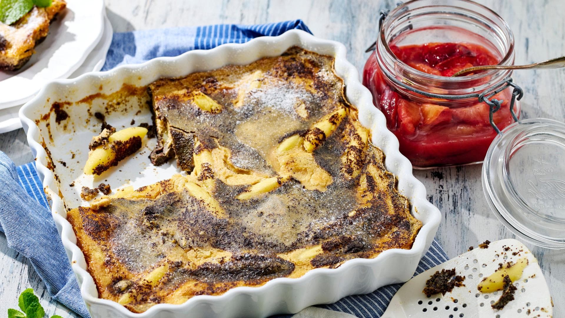 Süßer Schupfnudel-Auflauf 